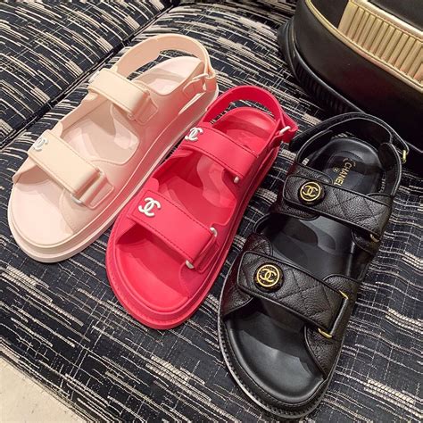 chanel sandalias 2021|Chanel dad sandals 2020 price.